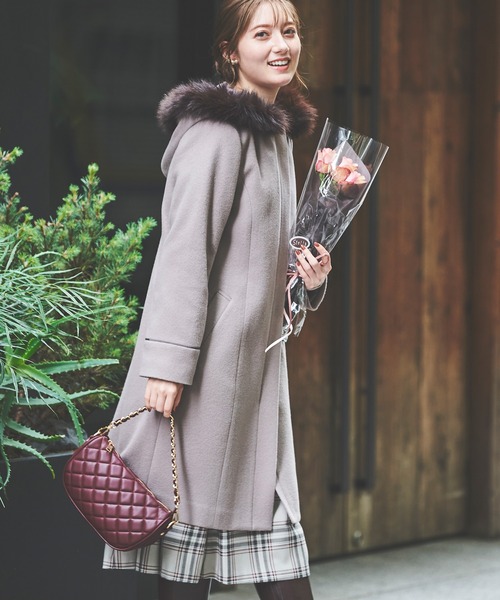 LAISSE PASSE（レッセパッセ）の「【尾州織】フロントジップコート