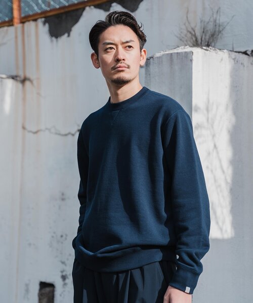 LOOPWHEELER for LOWERCASE】ライトツリウラケ ルーズフィット