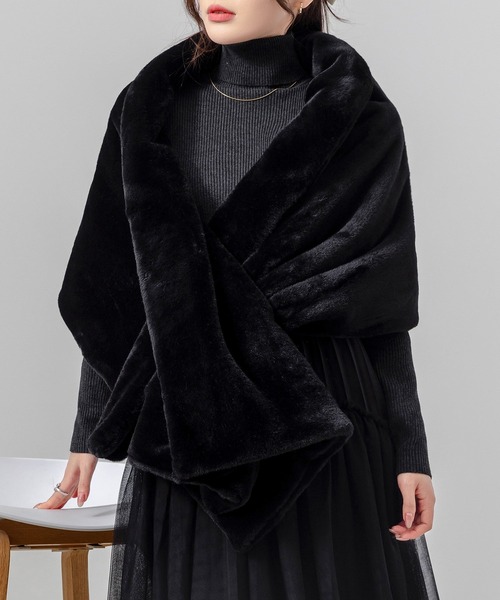 セール】レディース オケージョンにも使える4WAY大判ボリューム