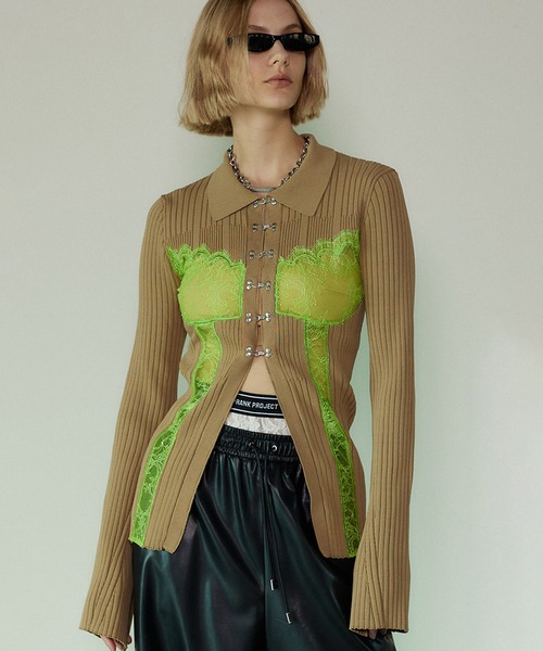 PRANK PROJECT（プランクプロジェクト）の「レーストリムシャツ / Lace