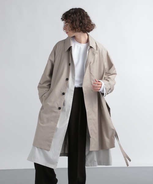 HARE（ハレ）の「レイヤードデザインコート(HARE)（ステンカラーコート