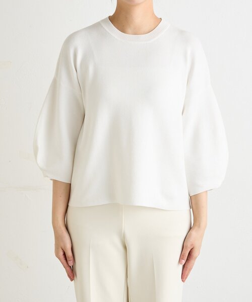 Drawing Numbers】コットン袖パフニットプルオーバー（ニット/セーター