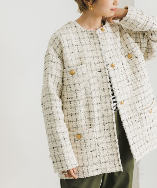 URBAN RESEARCH（アーバンリサーチ）の「GIOLICAツイードジャケット