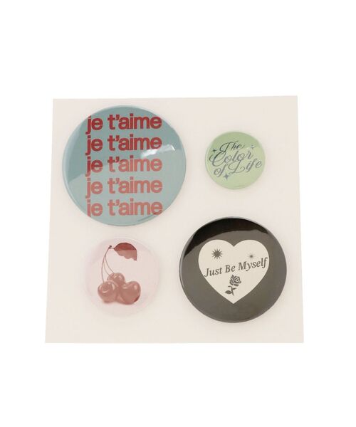 jouetie（ジュエティ）の「4セット缶バッジ（バッジ）」 - WEAR