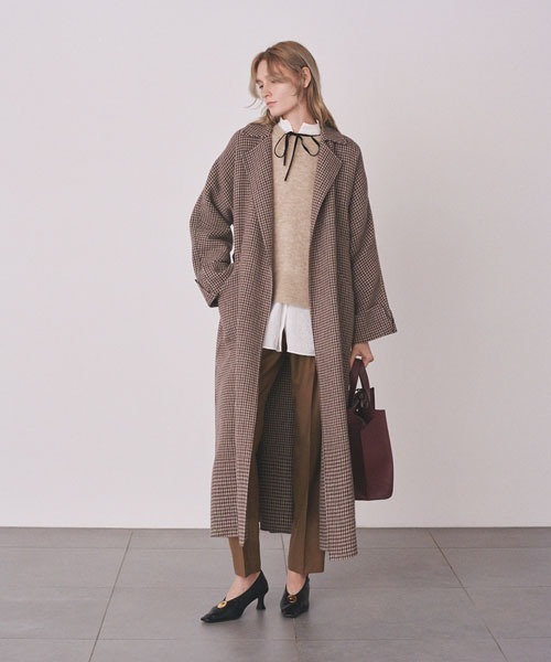 Mila Owen（ミラオーウェン）の「接結ロングトレンチコート（その他