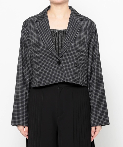 トロミソデアキショートジャケット(HARE)（テーラードジャケット