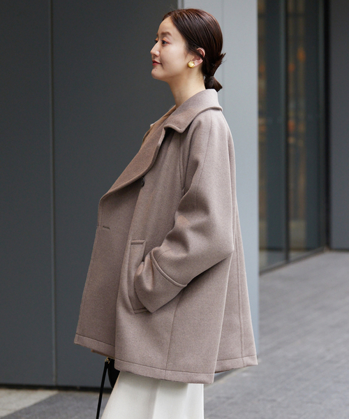 IENA（イエナ）の「二重織シャルム オーバーコート（その他アウター