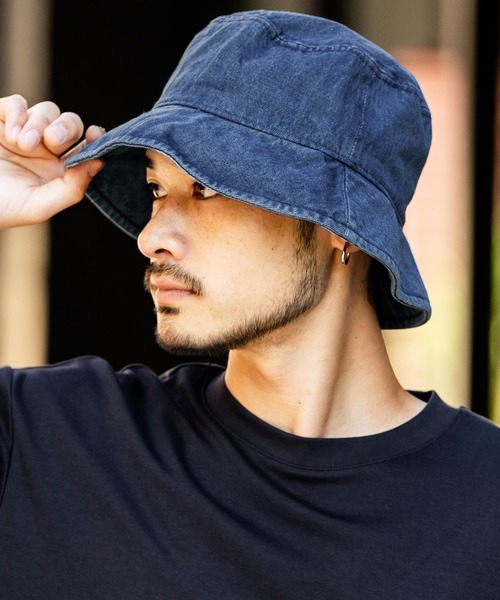 セール】NEWHATTAN ニューハッタン Bucket Hat denim デニムバケット