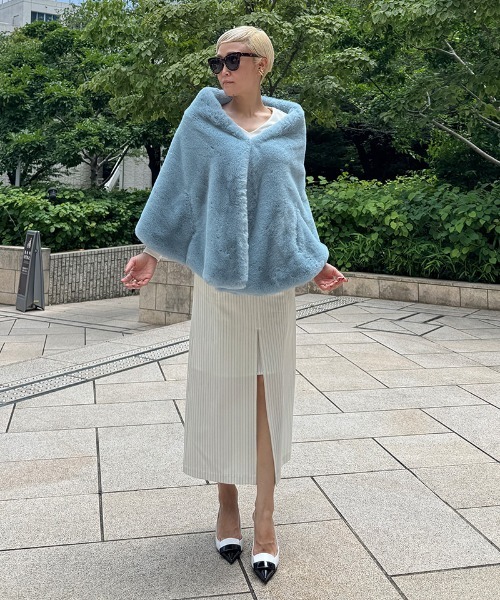 リッチボリュームファーケープ（その他アウター）｜JENNE（ジェンヌ