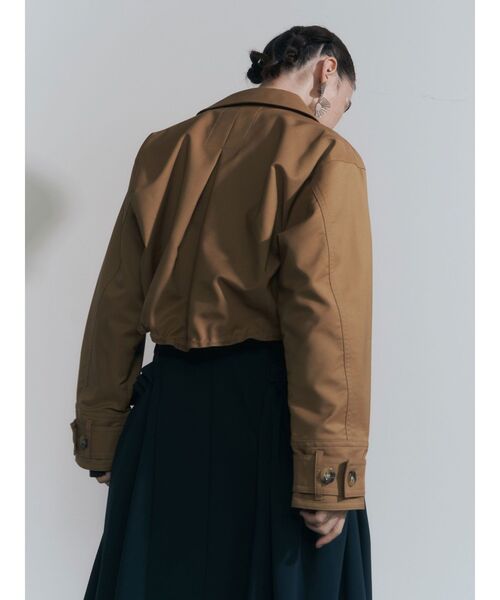 UN3D.（アンスリード）の「トレンチショートブルゾン（ブルゾン）」 - WEAR