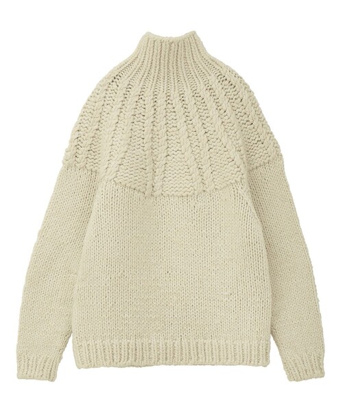 CLANE（クラネ）の「【CLANE/クラネ】CHUNKY CABLE HAND KNIT TOPS