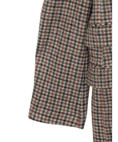 Ameri（アメリ）の「CHECK ECO WOOL BIG JACKET（テーラードジャケット