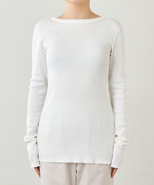 Vバックシャンテレコカットソー（Tシャツ/カットソー）｜Whim Gazette