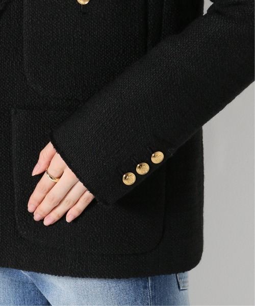 plage（プラージュ）の「【GIRL】ツィードノーカラージャケット