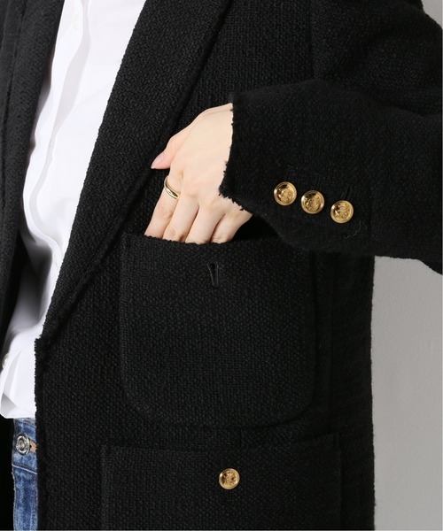 plage（プラージュ）の「【GIRL】ツィードノーカラージャケット