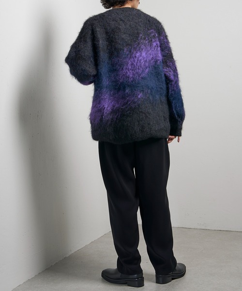 Lui's（ルイス）の「グラデーションシャギークルーネックニット