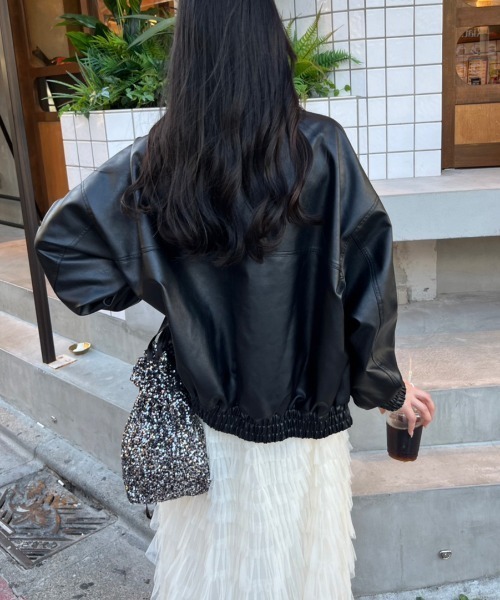 nemne store（ネンネストア）の「【低身長サイズあり】フェイクレザー