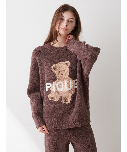 gelato pique（ジェラートピケ）の「パウダーメランジベアジャガード