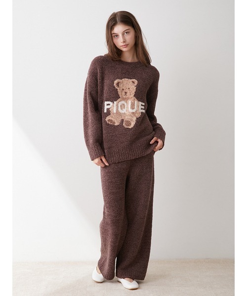 gelato pique（ジェラートピケ）の「パウダーメランジベアジャガード