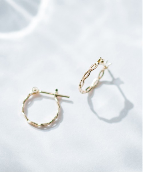 セール】K10 デザインフープ ピアス（ピアス（両耳用））｜Jewel