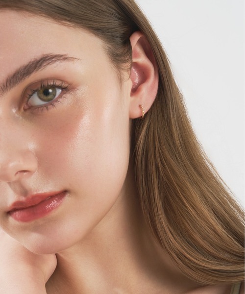 セール】K10 デザインフープ ピアス（ピアス（両耳用））｜Jewel