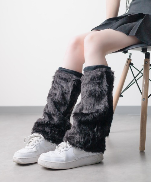 セール】□アクリルファー□/レッグウォーマー（レッグウォーマー