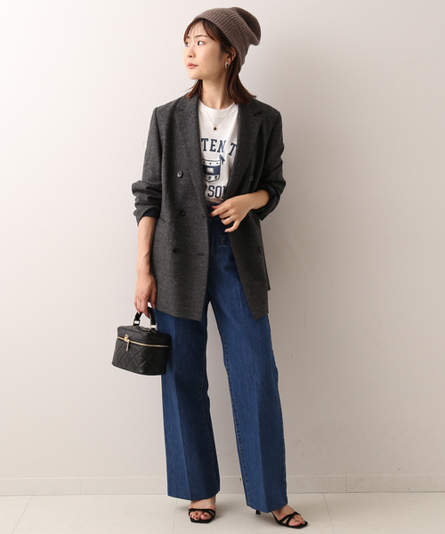 SLOBE IENA（スローブイエナ）の「ツイードダブルジャケット