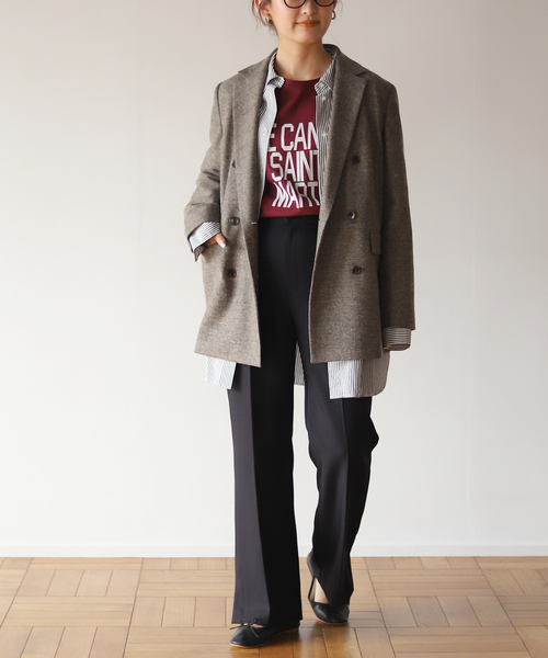 SLOBE IENA（スローブイエナ）の「ツイードダブルジャケット