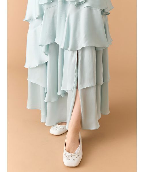 スリットティアードスカート（スカート）｜LILY BROWN（リリーブラウン