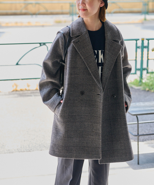 25AW新作］スーパーファインビーバーハーフコート（その他アウター