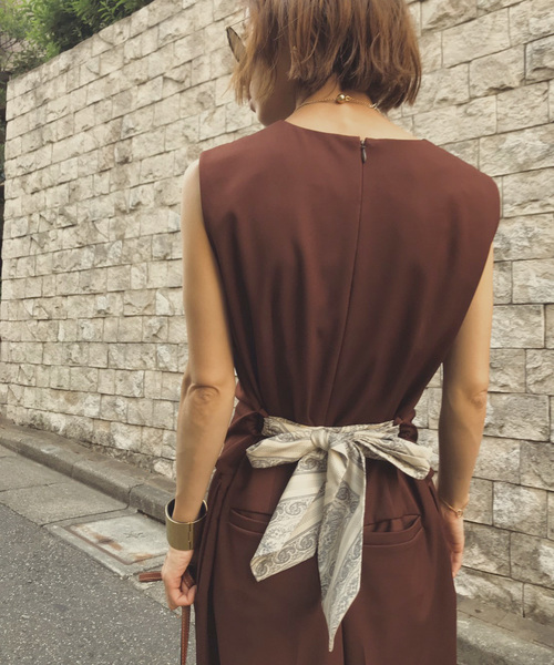 Ameri（アメリ）の「VEST ALL IN ONE（つなぎ/オールインワン）」 - WEAR