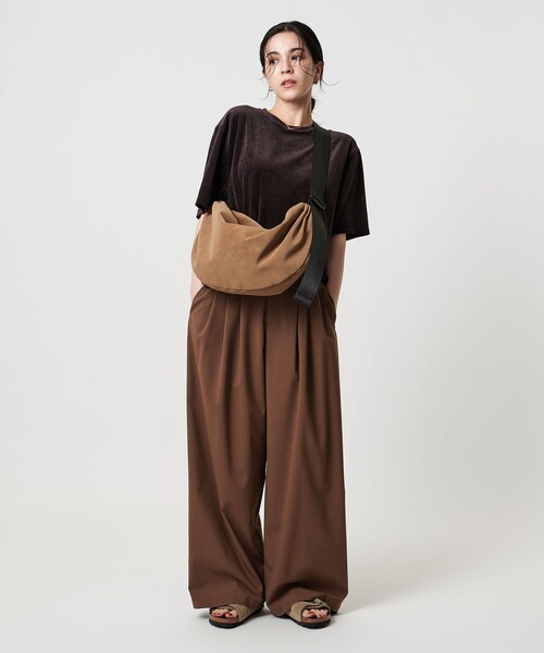 セール】ギャザー ラウンド ショルダーバッグ（ショルダーバッグ