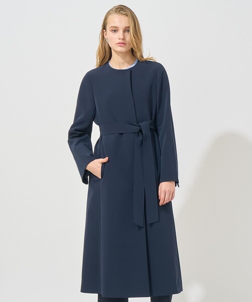 Eternal Line 2025】コンパクトストレッチノーカラーコート（その他