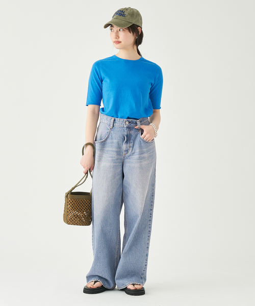 plage（プラージュ）の「《追加》【R'IAM】WIDE デニム（デニムパンツ