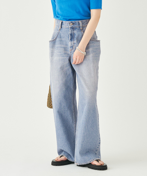 plage（プラージュ）の「《追加》【R'IAM】WIDE デニム（デニムパンツ