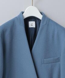 6（ロク）の「＜6(ROKU)＞SET UP NO COLLAR JACKET/ジャケット