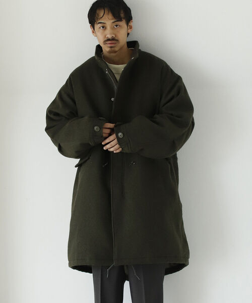BEAMS（ビームス）の「BEAMS / 中綿 ウール モッズ コート（モッズ