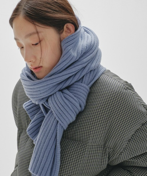 TODAYFUL（トゥデイフル）の「Rib Knit Muffler（マフラー）」 - WEAR