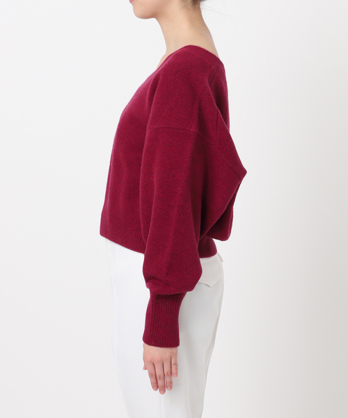 Noble（ノーブル）の「《追加》カシミヤウールショートVプルオーバー