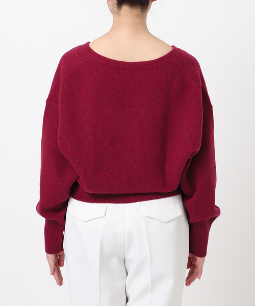 Noble（ノーブル）の「《追加》カシミヤウールショートVプルオーバー