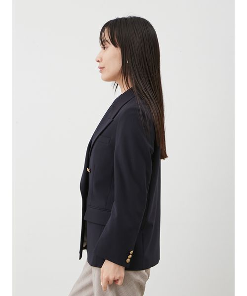 金釦ダブルブレストブレザー（テーラードジャケット）｜Mila Owen