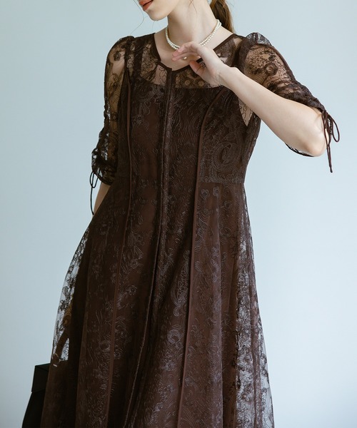 エンブロイダリーレイヤードドレス（ドレス）｜Dorry Doll（ドリー