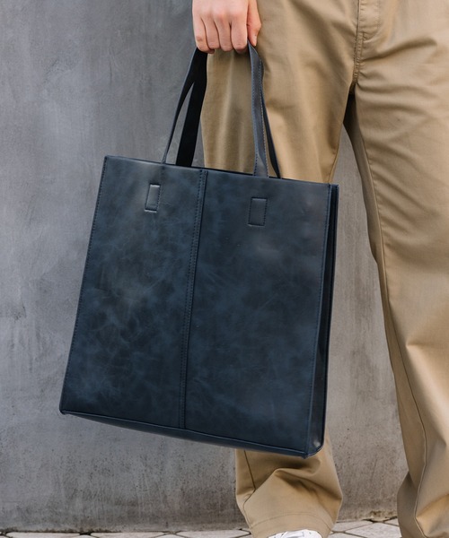 セール】【SETUP7】A4収納可能 2WAYスクエアトートバッグ KNF（トート