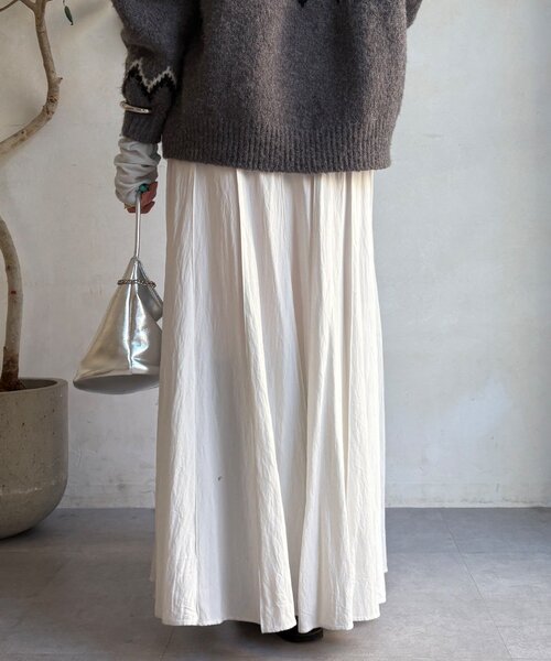 DouDou（ドゥドゥ）の「パネルプリーツスカート（スカート）」 - WEAR
