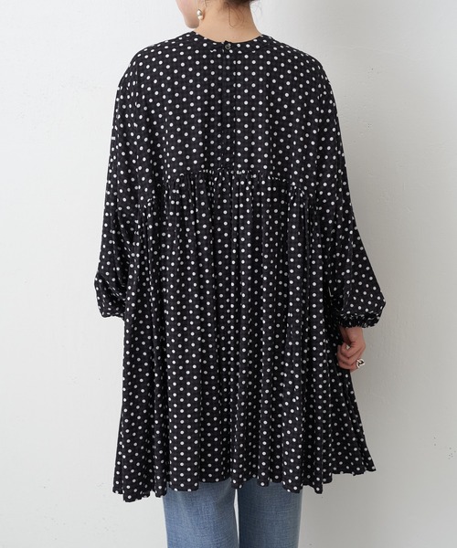 BEARDSLEY（ビアズリー）の「《ビアズリー》ドットギャザーチュニック