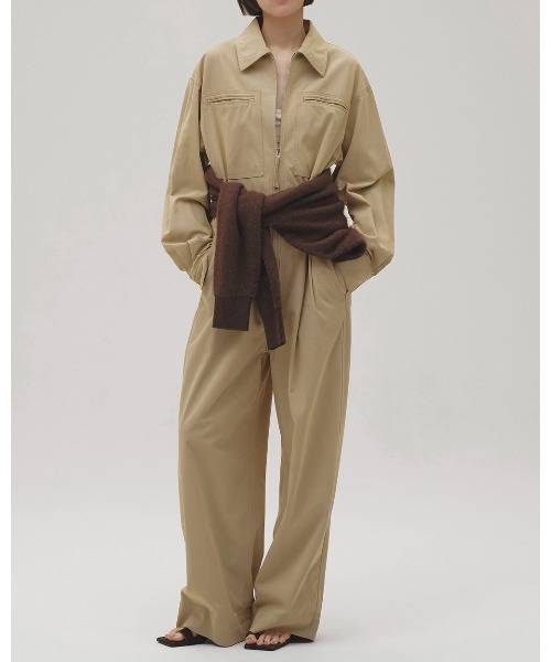 TODAYFUL（トゥデイフル）の「Twill Zip Combinaison（つなぎ