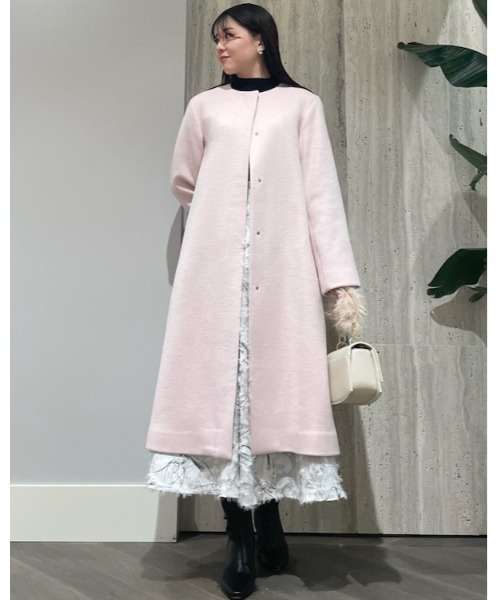 CELFORD（セルフォード）の「カシミア混ノーカラーコート（その他