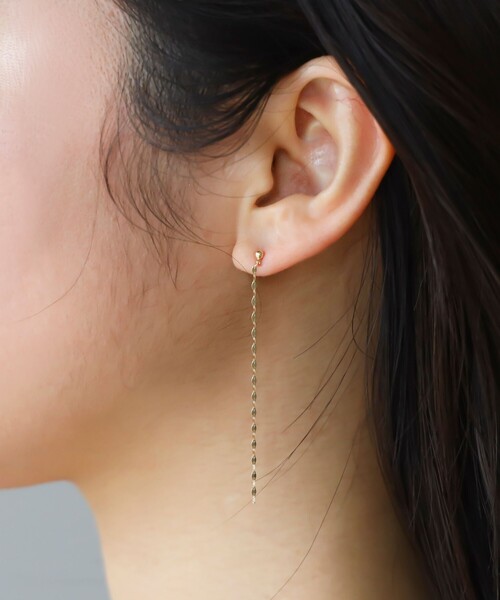 les bon bon / ヴィクトリア チェーン ピアス / BOB13（ピアス（両耳用