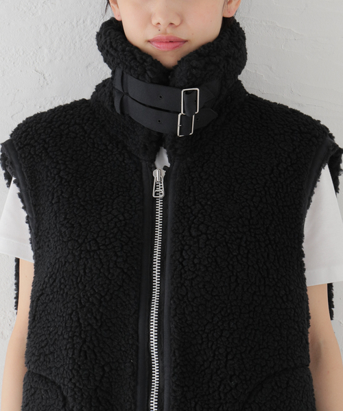 セール】【KURO/クロ】ボア B3 ベスト（ブルゾン）｜KURO（クロ）の