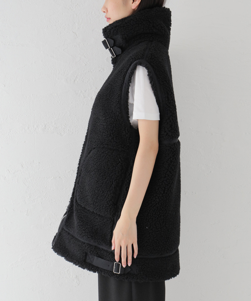 セール】【KURO/クロ】ボア B3 ベスト（ブルゾン）｜KURO（クロ）の